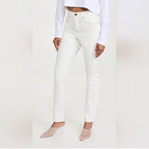 WARDROBE.NYC Off White Skinny Jeans
